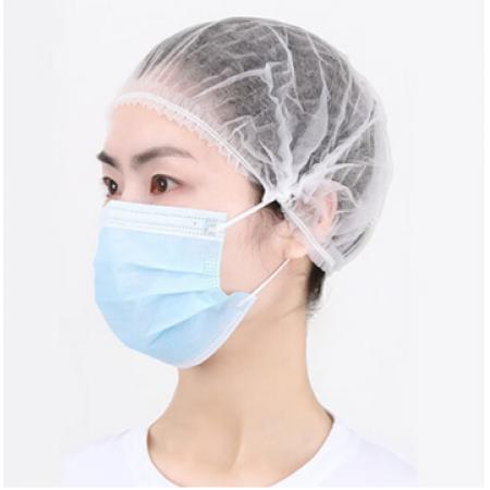工品星 一次性帽子	白色網(wǎng)狀50個(gè)/包