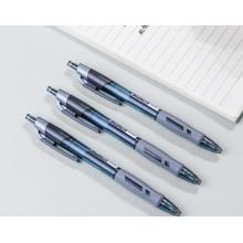 得力（deli）  簽字筆 0.5mm子彈頭按動筆  S08 12支紅色