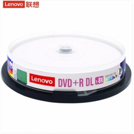 聯(lián)想（Lenovo）DVD R DL 空白光盤/刻錄盤 8速8.5GB 臺產檔案系列 桶裝10片 單面雙層 可打印