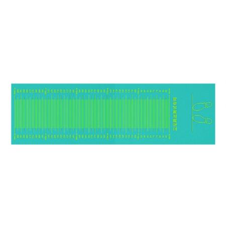 英輝（INVUI）立定跳遠墊子加厚防滑跳遠墊體測墊 綠色 350*90*0.35cm