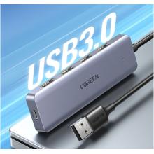 綠聯(lián) USB3.0分線器擴(kuò)展塢一分四 延長(zhǎng)線帶供電口1.5米