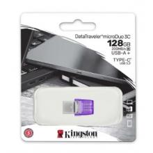  金士頓（Kingston）128GB Type-C USB3.2 Gen1 大容量手機U盤 DTDUO3CG3 雙接口設(shè)計 讀速200MB/s