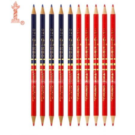 鉛筆	中華 120-紅藍(lán) 單支 紅藍(lán)鉛筆施工放線 特種鉛筆圓桿