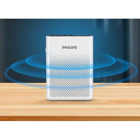 飛利浦（PHILIPS）SBM200 小蜜蜂擴(kuò)音器便攜插卡音箱會(huì)議揚(yáng)聲器麥克風(fēng)喇叭喊話教師導(dǎo)游專(zhuān)用教學(xué)講課戶外小巧迷你黑
