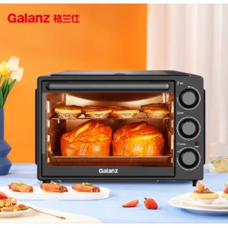 格蘭仕（Galanz）家用多功能電烤箱 32升 機(jī)械式操控 上下精準(zhǔn)控溫 專業(yè)烘焙易操作烘烤蛋糕面包K13