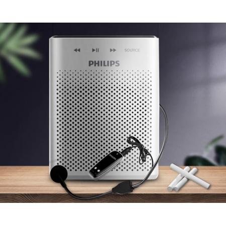 飛利浦（PHILIPS）SBM220 小蜜蜂無線擴音器便攜插卡音箱收音機會議揚聲腰掛麥克風(fēng)喇叭喊話教師導(dǎo)游專用教學(xué)講課白