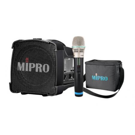 MIPRO咪寶MA-100SBII藍牙音響戶外移動便攜式小型音箱講解喊話擴音器帶話筒一體宣傳講話喇叭插卡可充電 配手持話筒+防塵袋(二代）