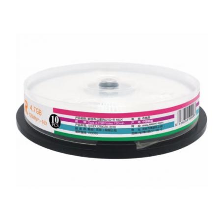 聯想（Lenovo）DVD+R 光盤/刻錄盤 16速4.7GB 辦公系列 桶裝10片 空白光盤