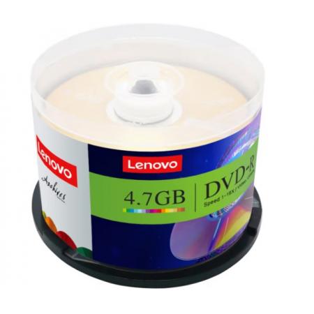 聯(lián)想（Lenovo）DVD-R 光盤/刻錄盤 16速4.7GB 臺(tái)產(chǎn)檔案系列 桶裝50片 空白光盤