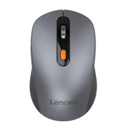  聯(lián)想(Lenovo) 無線藍(lán)牙雙模充電鼠標(biāo) 藍(lán)牙5.0/3.0 便攜辦公鼠標(biāo) 人體工程學(xué)設(shè)計(jì) Howard2022款風(fēng)暴灰充電版