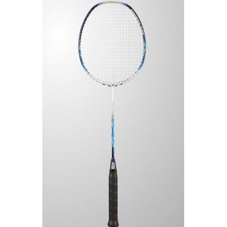 YONEX尤尼克斯羽毛球拍單拍全碳素疾光NF160海軍藍5U5已穿24磅±附手膠