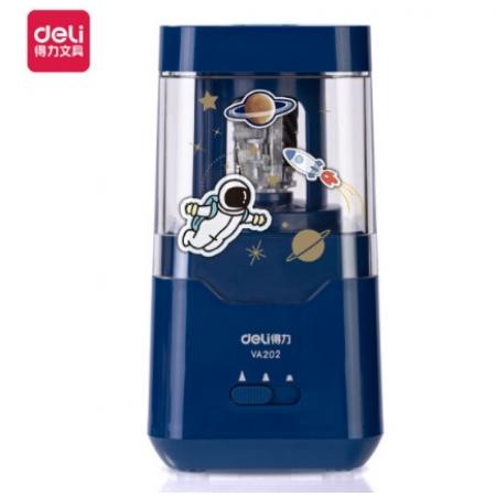 得力(deli)電動削筆機  星空藍 VA202