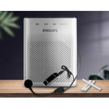 飛利浦（PHILIPS）SBM220 小蜜蜂無線擴音器便攜插卡音箱收音機會議揚聲腰掛麥克風(fēng)喇叭喊話教師導(dǎo)游專用教學(xué)講課白