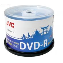 JVC/杰偉世 DVD-R 光盤/刻錄盤 16速4.7GB 藍櫻辦公系列 桶裝50片 空白光盤廠直采購