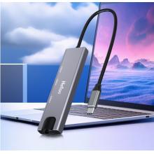 朗科Type-c擴(kuò)展塢USB-C轉(zhuǎn)有線網(wǎng)卡千兆網(wǎng)線轉(zhuǎn)接頭拓展塢分線轉(zhuǎn)換器雷電3/4通用蘋(píng)果電腦MacBookPro華為筆記本