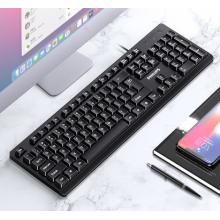 飛利浦(PHILIPS) SPK6234有線鍵盤 商務辦公鍵盤 筆記本電腦臺式機外接鍵盤 USB鍵盤 全尺寸 黑色