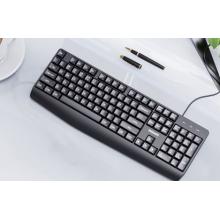 飛利浦(PHILIPS) SPK6237有線鍵盤 商務(wù)辦公鍵盤 筆記本電腦臺式機外接鍵盤 USB鍵盤 全尺寸 黑色