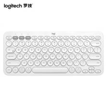 羅技（Logitech）K380 鍵盤(pán) 藍(lán)牙辦公鍵盤(pán) 女友 便攜超薄鍵盤(pán) 筆記本鍵盤(pán) 芍藥白