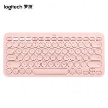 羅技（Logitech）K380 鍵盤 藍牙辦公鍵盤 女友 便攜超薄鍵盤 筆記本鍵盤 茱萸粉