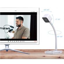 海康威視 電腦攝像頭直播1080P高清帶麥克風(fēng)揚(yáng)聲器USB外接筆記本電腦臺(tái)式機(jī)網(wǎng)課家用視頻會(huì)議立式攝像機(jī)E22S