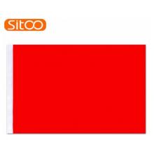 SITOO 空白旗子 純色紅旗 彩旗加厚納米防水1號2號3號4號5號尺寸可選 空白紅旗 5號空白紅旗64*96CM 2面