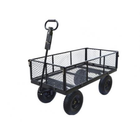 冰禹   BYlj-301 平板車拖車 四輪手推網(wǎng)車 搬運(yùn)拉貨