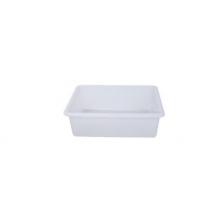 個個熊   白色塑料筐20*30cm