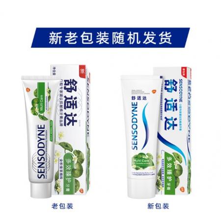 舒適達 薄荷清新口氣抗敏感牙膏475g（120g*2+100g*2+35g*1）