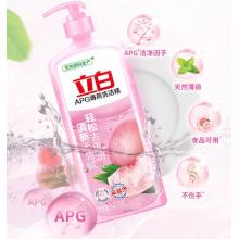 立白APG薄荷洗潔精大瓶1.45kg食品可用濃縮去油洗滌靈洗滌劑洗潔劑