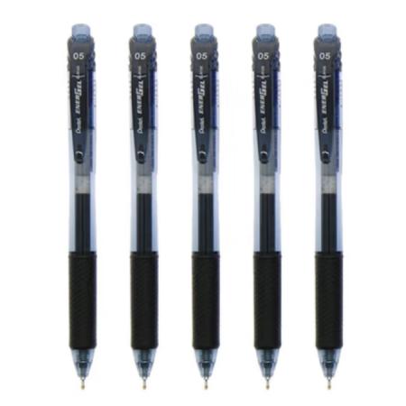 派通（Pentel）BLN105 按動中性筆 速干水筆 0.5mm 藍黑色