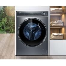 海爾（Haier）洗衣機(jī)直驅(qū)精華洗滾筒全自動(dòng)家用 10公斤525超大筒徑超薄平嵌一鍵智洗 光等離子除菌高清晶彩屏