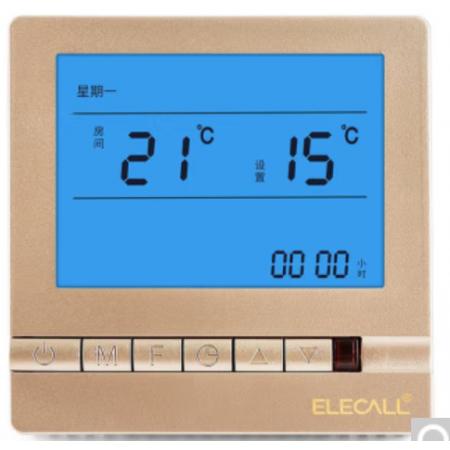 電地暖溫控開(kāi)關(guān)	伊萊科	25A，4500w暗裝