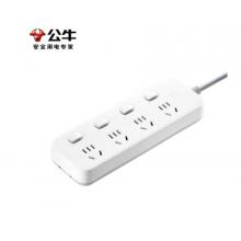 插線(xiàn)板	公牛GN-S1043 4位分控全長(zhǎng)1.8米