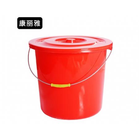 水桶	康麗雅K-2297中號(hào)高度35cm直徑30cm  加厚