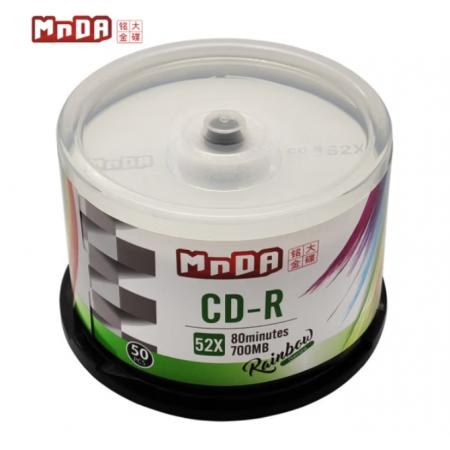 銘大金碟 CD-R 52速 檔案級 光盤/刻錄盤 50片桶裝 空白光盤