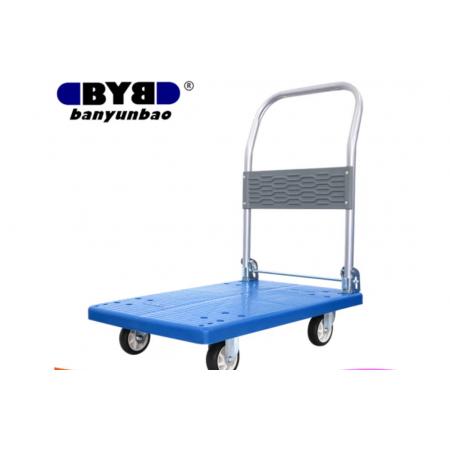 搬運(yùn)寶 平板手拉車	90*60cm黑板5寸剎車TRP輪+4橫梁BYB-1600