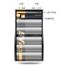 南孚9V堿性電池1粒裝 9v 適用于遙控玩具/煙霧報(bào)警器/無線麥克風(fēng)/萬用表/話筒/遙控器等 6LR61