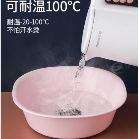 CHAHUA茶花洗臉盆34cm大號加厚抗菌洗腳盆洗衣盆