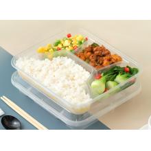 一次性餐盒	1000ml均分四格23*16.5*4cm+*150個(gè)/箱