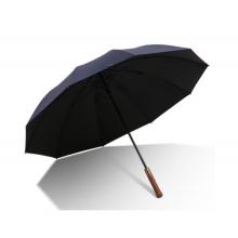 雨傘	米唐m2701：27寸黑膠晴雨兩用，防風骨，實木自動手柄