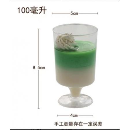 布丁杯	展藝100ml 高腳8.5*5cm