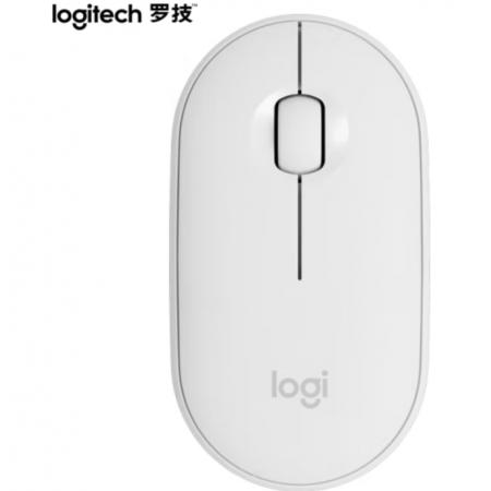 鼠標(biāo)	羅技	鵝卵石米白色