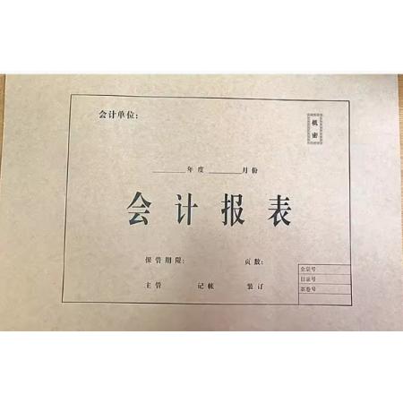 會計(jì)報(bào)表封面	西瑪	A3