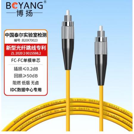 電信級光纖跳線FC-FC	博揚(yáng)	BY-40331SM