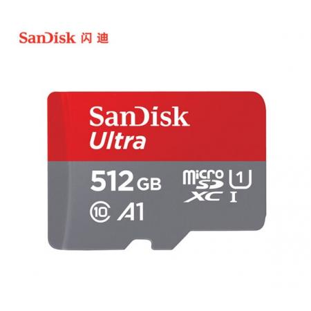 閃迪（SanDisk）512GB TF（MicroSD）內(nèi)存卡 A1 U1 C10