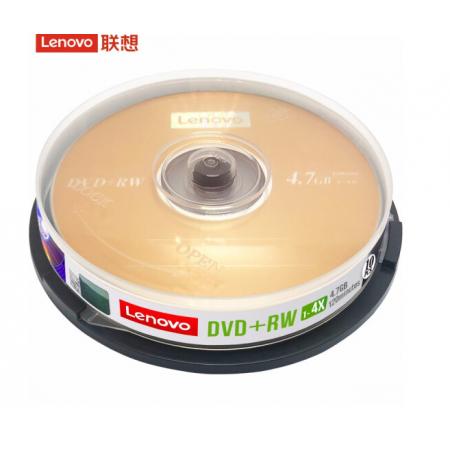 聯(lián)想 DVD+RW 空白光盤/刻錄盤 1-4速4.7GB 臺產(chǎn)檔案系列 桶裝10片 可擦寫 可重復(fù)刻錄