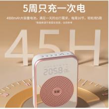 索愛(ài) S350UHF無(wú)線小蜜蜂擴(kuò)音器防嘯叫TF卡U盤喇叭麥克風(fēng)導(dǎo)游鬧鐘戶外便攜式 黑     