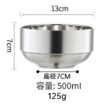 振宏  不銹鋼小碗	直徑13cm，高7cm
