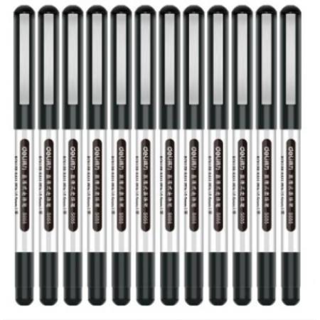得力  S656寶珠筆0.5mm子彈頭(黑)