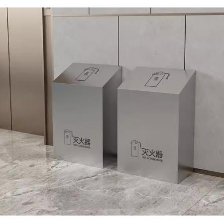 消防不銹鋼滅火器箱 4公斤放置架 定制